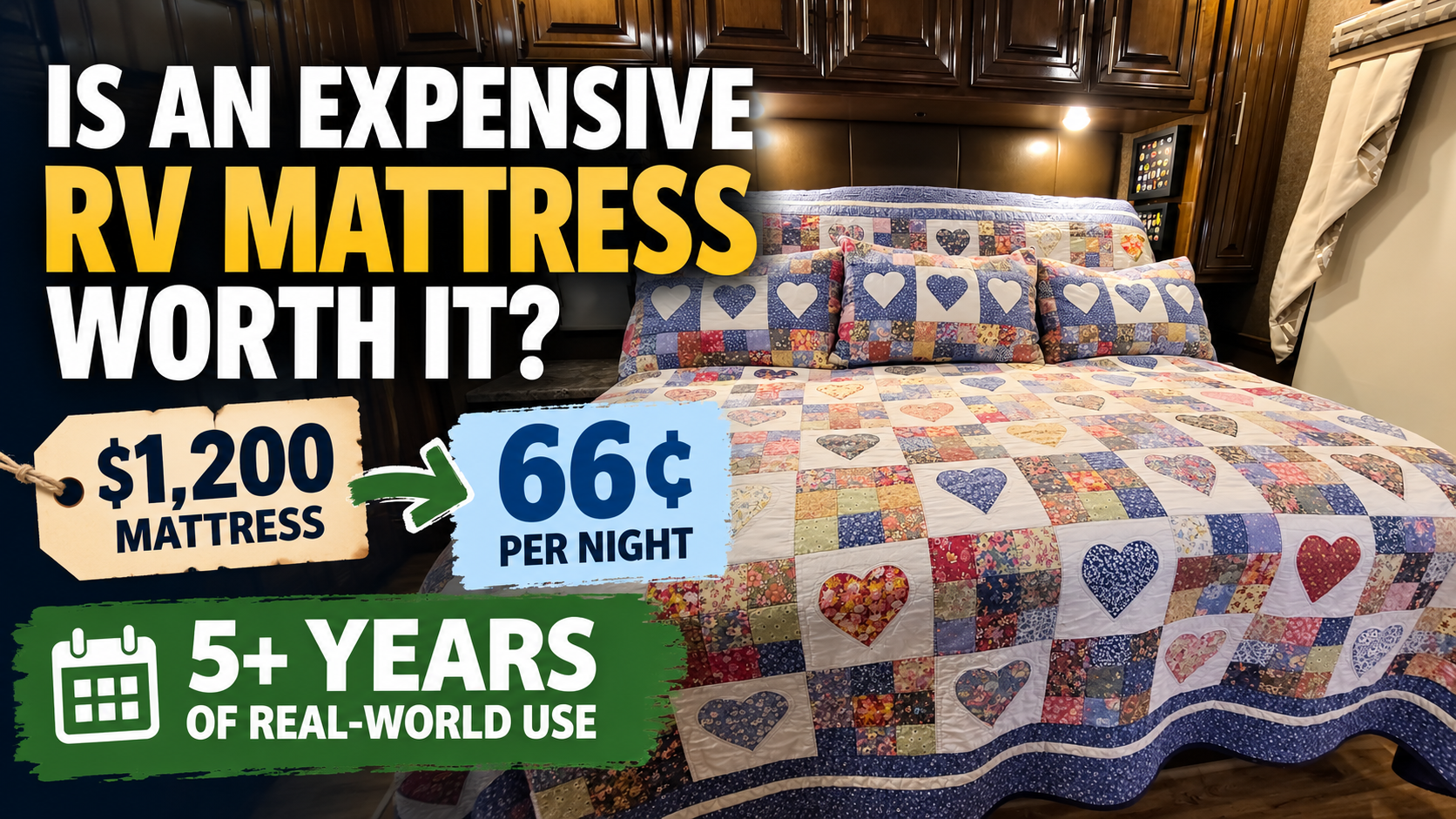 Expensive RV Mattress Worth It