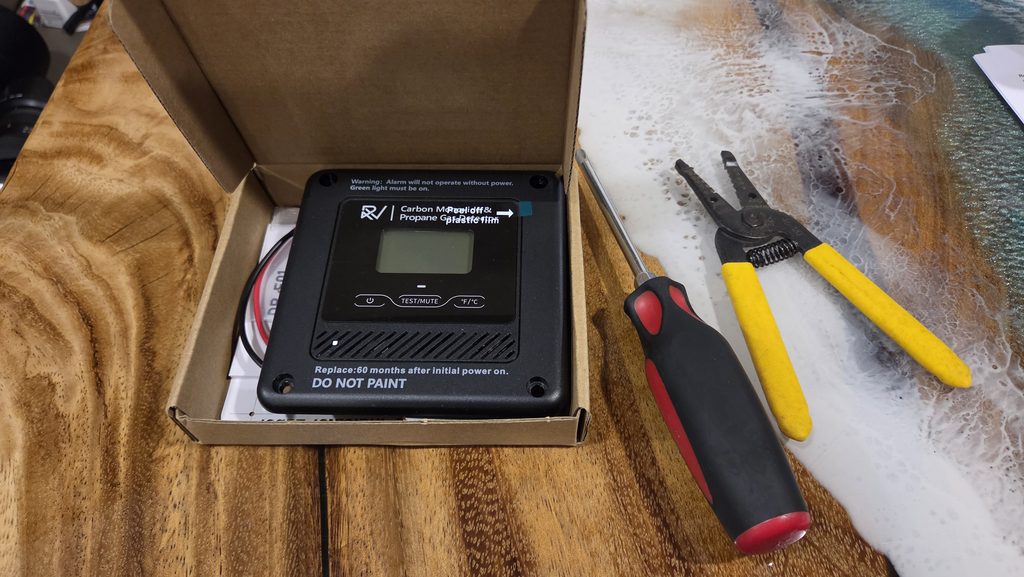 tools for replacing RV propane and carbon monoxide detector