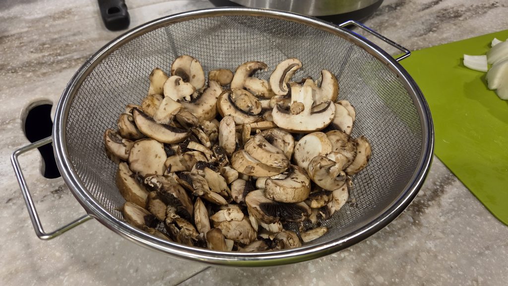 Mushroom for our Beef Stew