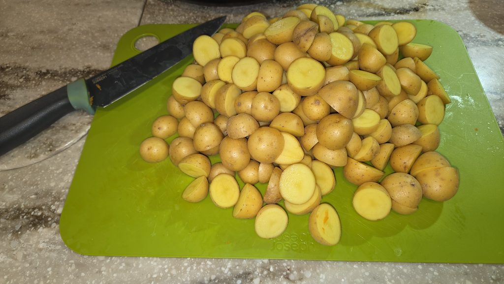 2-pound bag of baby potatoes in our Slow Cooker Beef Stew