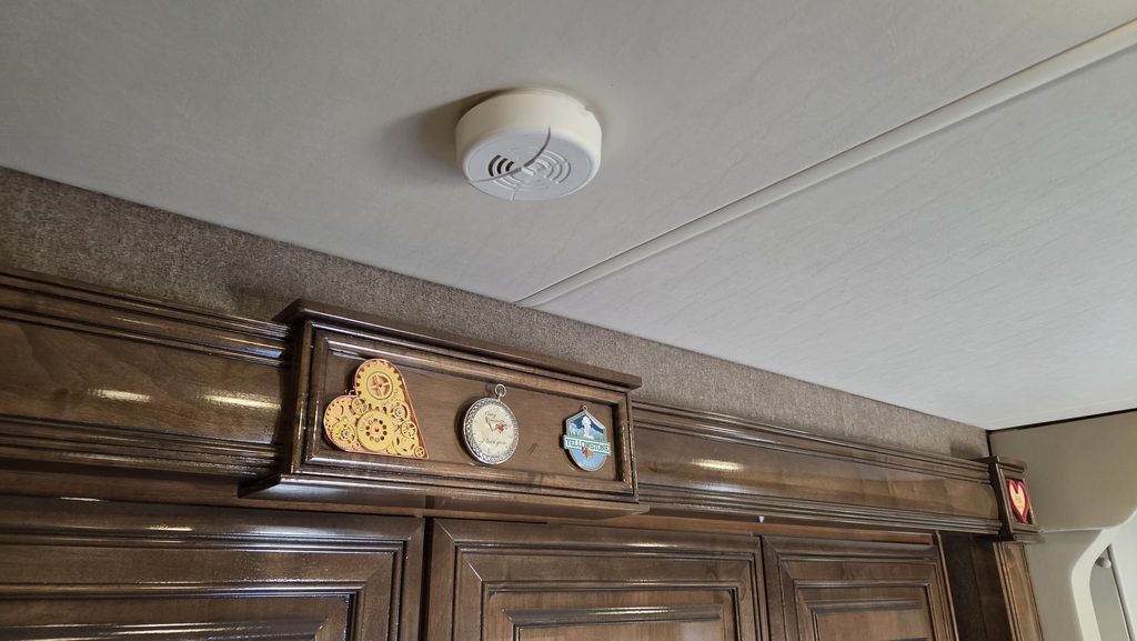 Original RV smoke detector in 2019 Thor Challenger motorhome